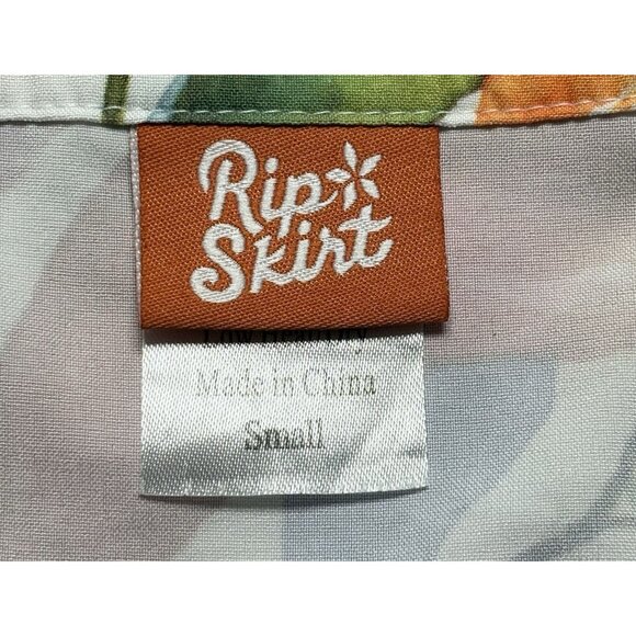 RIPSKIRT Hawaii Women Wrap Skirt Hook Loop Closure Sz S Multicolor 71-2 - Picture 3 of 9